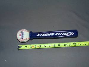 lot 22 image: Bud Light 2002 Minnesota Twins Beer Tap Handle