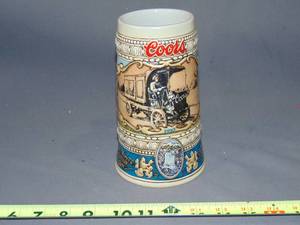 lot 24 image: Coors beer stein 1989