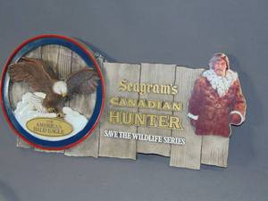 lot 29 image: Seagrams Canadian Hunter Save the Wildlife American Bald Eagle