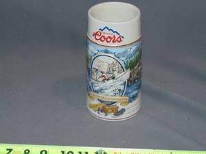 lot 41 image: Coors beer stein 1992