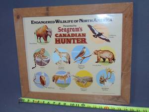 lot 44 image: Seagrams Canadian Hunter Sign