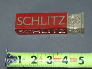 lot 50 image: Schlitz Beer Tap Handle