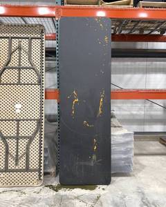 lot 433 image: 8 Ft Uline Folding Table - black