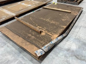 lot 183 image: 14 Inch 4x8 Stainless Sheet Steel