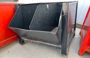 lot 346 image: Stackable Steel Container - Industrial Storage