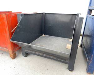 lot 350 image: Stackable Steel Container - Industrial Storage