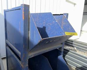 lot 341 image: Stackable Steel Container - Industrial Storage