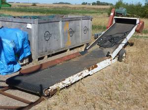 lot 27 image: Conveyor 30 in wide belt, 20 ft long overall