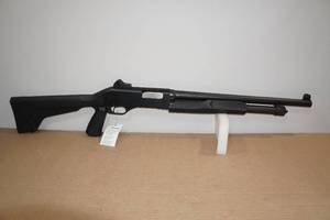 lot 1L image: Unfired Stevens 320 Security 12 Gauge Pump-Action Shotgun - Pistol Grip