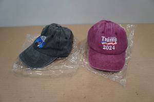 lot 41 image: 2 Trump 2024 Hats