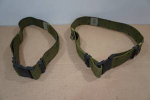 lot 46 image: 2 Military Belts -Large