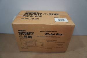lot 56 image: Stack On Heavy Gauge Steel Pistol Box