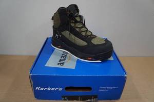 lot 74 image: Korkers Greenback Mens Wading Boots -Size 10