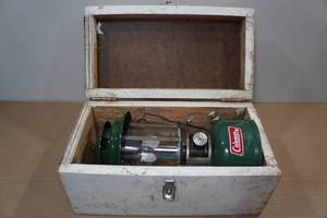 lot 80 image: Coleman Dual Mantle Lantern with Case