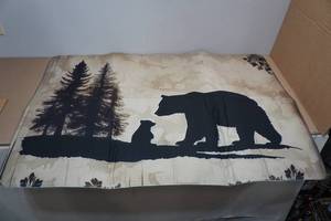 lot 83 image: Bear Themed Cushioned Rug