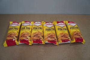 lot 84 image: 6 Louisiana New Orleans Style Fish Fry Breading Mix
