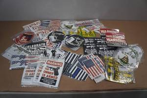 lot 101 image: Assorted Pro Gun2A Stickers