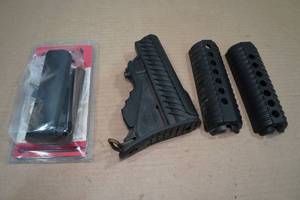 lot 184 image: AR Accessories - DPMS Stock, Handguard, Saddle