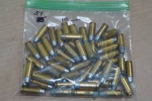 lot 257 image: 51 10mm Auto LFN Ammo