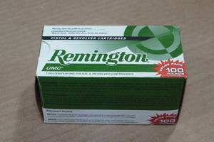 lot 269 image: 100 Remington UMC 9mm Luger 115 Gr MC Ammo