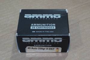 lot 277 image: 20 Ammo Inc .45 Auto 230 Gr X-DEF HP Ammo