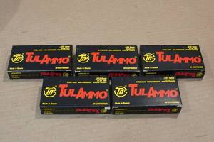 lot 288 image: 100 TulAmmo .223 Rem 55 Gr FMJ Steel Case Ammo