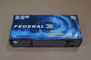 lot 314 image: 20 Federal Power Shok .30-30 Win 170 Gr JSP RN Ammo
