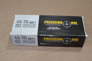 lot 317 image: 20 Precision One .45-70 Govt 300 Gr HP Ammo