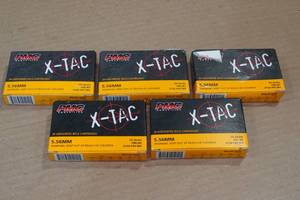 lot 320 image: 100 PMC X-Tac 5.56mm 55 Gr FMJ BT Ammo