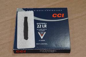 lot 325 image: 20 CCI .22 LR Shotshells