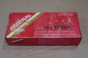 lot 328 image: 20 Federal .22-250 Rem Varmint 40 Gr HP Ammo
