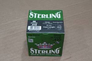 lot 346 image: 25 Sterling .410 Bore 2-12 Slugs