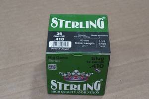 lot 347 image: 25 Sterling .410 Bore 2-12 Slugs
