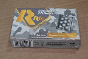 lot 352 image: 5 Rio 12 Gauge 2-34 00 Buck Shotshells