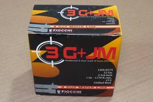 lot 357 image: 25 Fiocchi 3 Gun 12 Gauge 2-34 7-12 Chilled Shot Shotshells