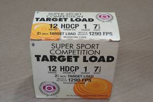 lot 362 image: 25 Estate Super Sport 12 Gauge 2-34 7-12 Shot Shotshells
