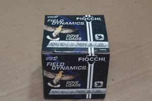 lot 369 image: 25 Fiocchi Field Dynamics .410 Bore 2-12 8 Shot Shotshells