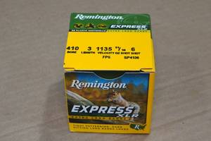 lot 374 image: 25 Remington Express .410 Bore 3 6 Shot Shotshells