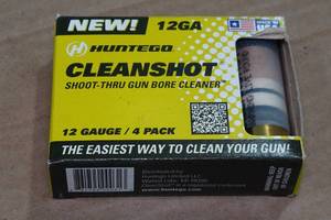 lot 391 image: 4 Huntego Cleanshot 12 Gauge 2-34 Shoot-Thru Gun Bore Cleaners