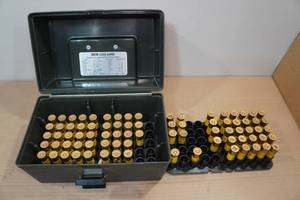 lot 407 image: 80 20 Gauge Shotshells in Plastic Case