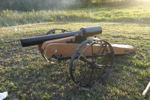 lot 1 image: Custom Built Full Scale Functional Cannon - 3 Inside Diameter
