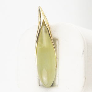 lot 84 image: Linx (Italy)  Serpentine DropVermeil pendant (no chain).