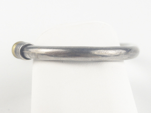 lot 275 image: Taxco, Mexico  Two-Tone Sterling Silver Cuff Bracelet.