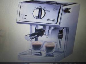 lot 2 image: DeLonghi 15-Bar Pump Espresso and ...