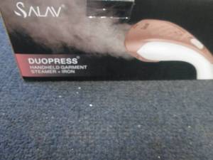 lot 28 image: SALAV DuoPress Handheld Steamer  I...