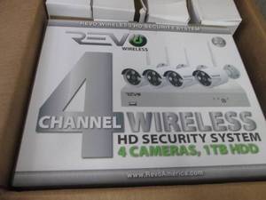 lot 97 image: Revo 4-Channel NVR 1TB Surveillance...