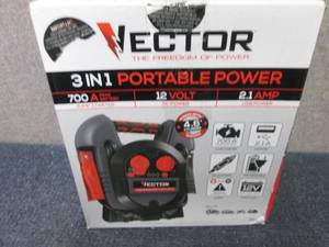 lot 102 image: Vector 700 Peak Amp Battery Jump St...