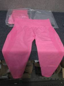 lot 187 image: 3 pr Ladies Large Gym Wolf High Wai...