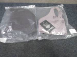 lot 204 image: 2 each Gym Wolf Large Sports Bras...