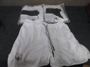 lot 217 image: 3 Mens Small Gym Wolf Athletic Sho...